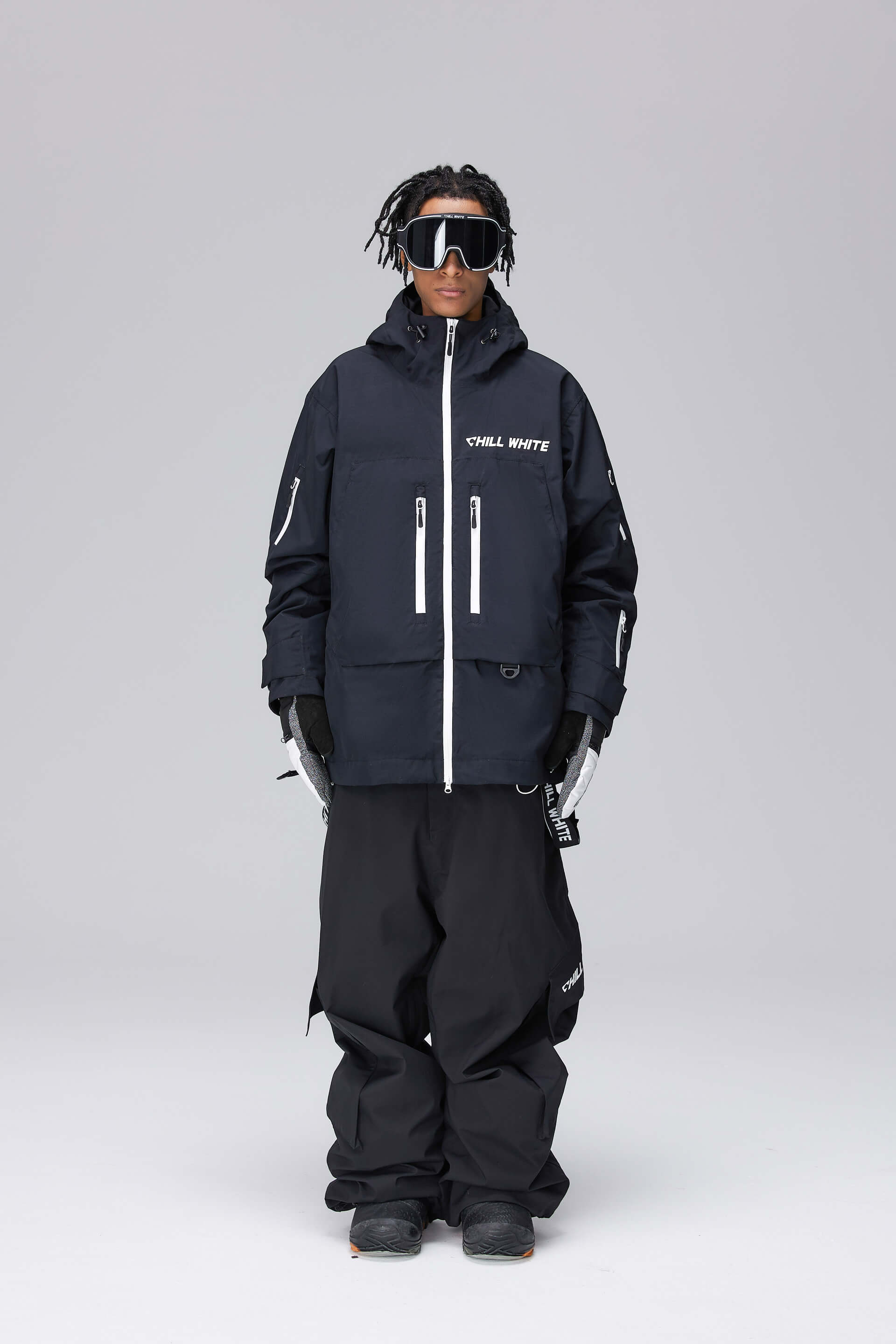 Unisex Midnight Navy Snow Jacket