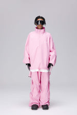 Unisex Light Pink Snow Jacket & Pants