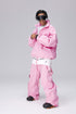 Unisex Light Pink Snow Jacket & Pants