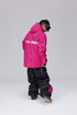 Unisex Hot Pink Snow Jacket