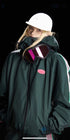 Unisex Snow Jacket & Pants Set With Pink Stripe