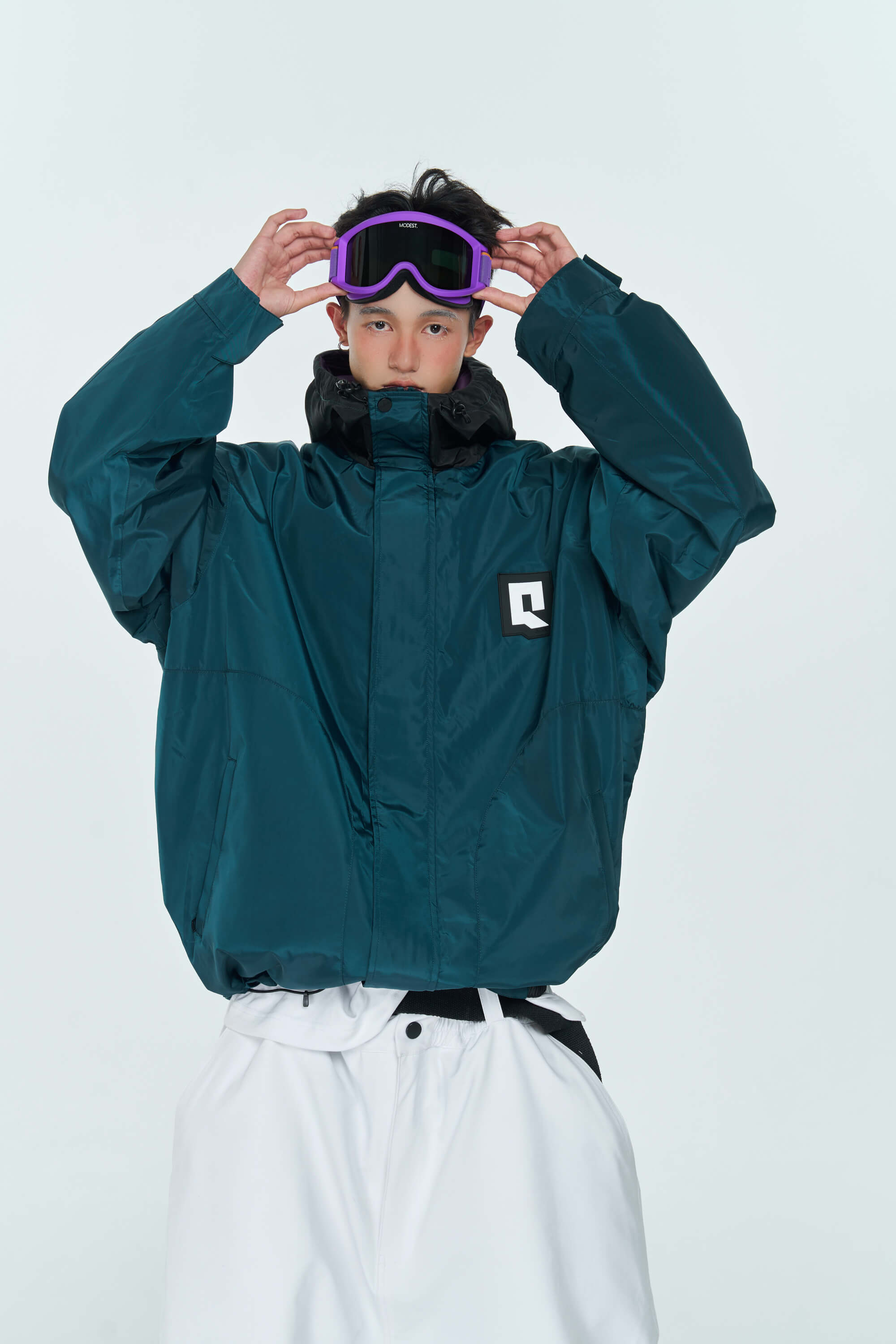 Green Hooded Snow Jacket