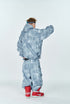 Denim Tie-Dye Snow Jacket and Pants Set