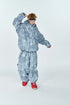 Denim Tie-Dye Snow Jacket and Pants Set