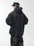 Unisex Black Panel Snow Jacket & Pants