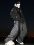 Unisex Denim Style Baggy Snow Pants