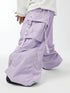 Unisex Baggy Snow Pants With Ribbon