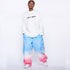 Unisex Gradient Blue/Pink Snow Jacket & Pants